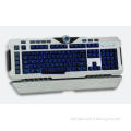 Ergonomics Mechanical Gaming Backlight Keyboard with Metall